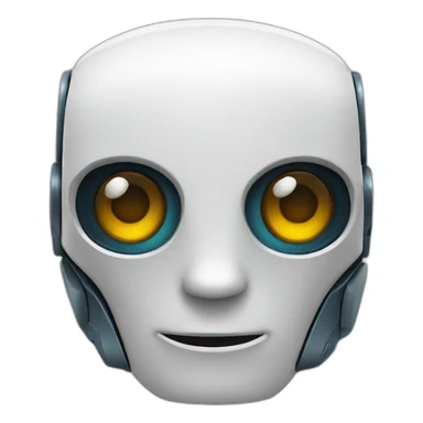 robot amigable sticker