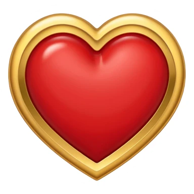 heart with a wavy border sticker