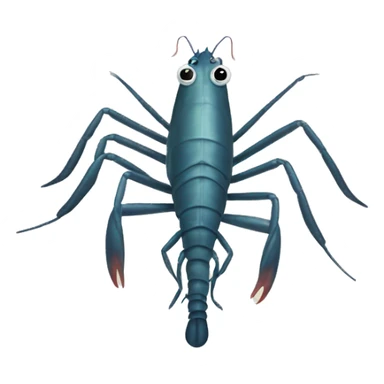 ig-claw River Shrimp (Eng.), Camarón de Río sticker