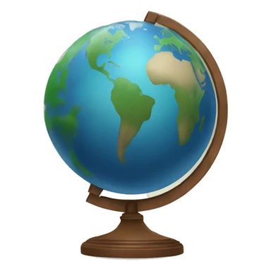 world globe sticker