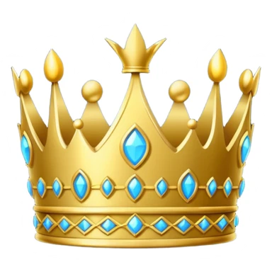 neon symbol of royal crown sticker