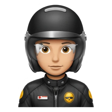 Motociclista sticker