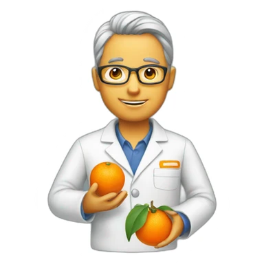 mandarine researcher sticker