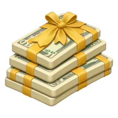 plain ivory money sticker