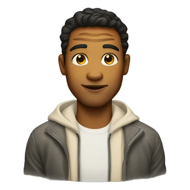 Tiger with light skinned man sticker