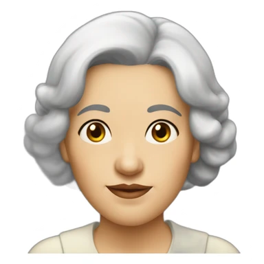 agniya barto old Russian woman writer with black hair sticker