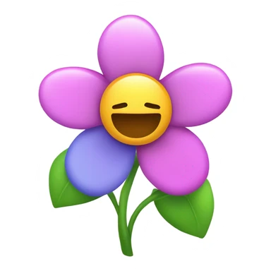 Flor jugando al uno sticker