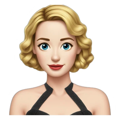 Emily Blunt cocktail dress sticker