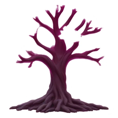 neon pink tree of lifse sticker