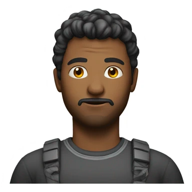 A man gaming  sticker