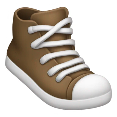 Shoe with hands sticker