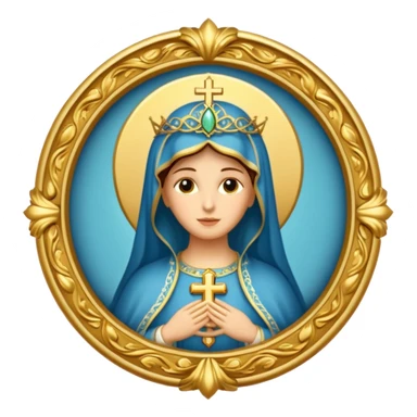 ave maria's emblem  sticker