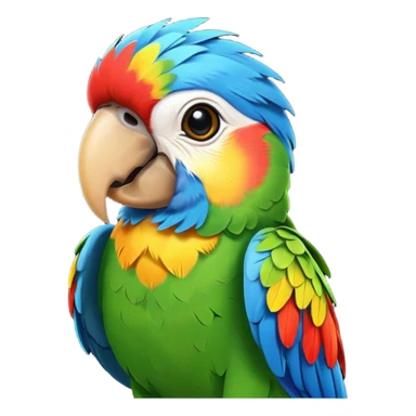 funny parrot sticker