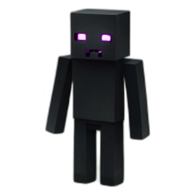 Enderman Minecraft réaliste sticker