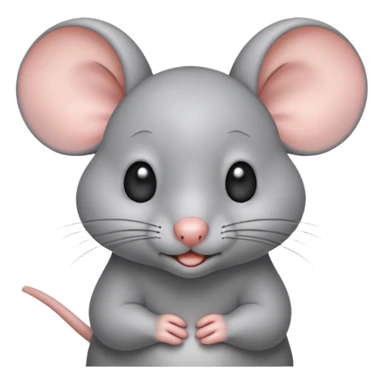 Funny cute mouse giving a side eye sticker