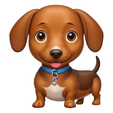 Weiner dog   sticker