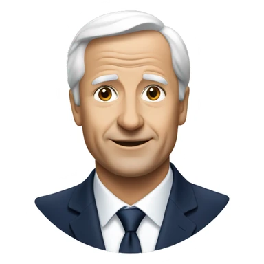 THE FRENCH PRESIDENT sticker
