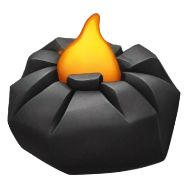 Lump Coal with a bow sticker