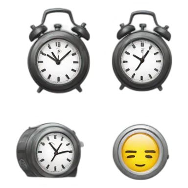 Clock with train chemine sticker