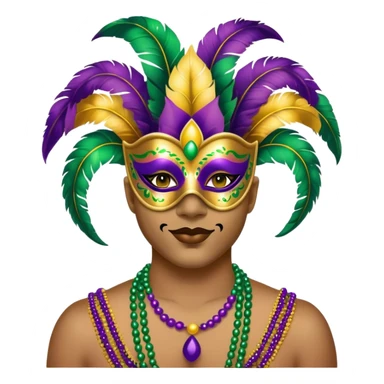 Mardi Gras sticker