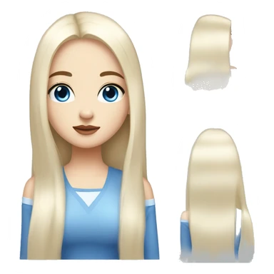 a girl with fair skin, straight long black hair, blue eyes, standing, very beautiful, very hot,Korean American Russian,plump lips and long eyelashes sticker