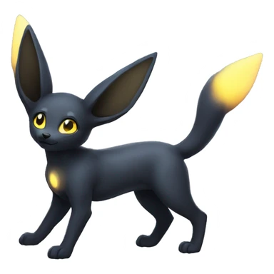 White Nebula Umbreon full body sticker