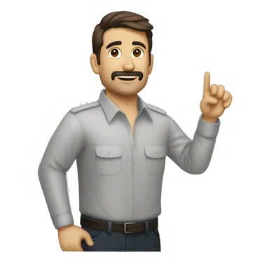 alvaro delgado que diga "Palo y palo" sticker