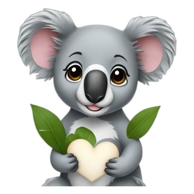 Koala in love sticker