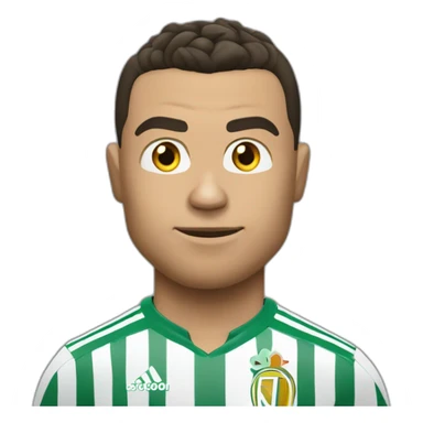 Ronaldo qui met une retournée contre une météorite sticker