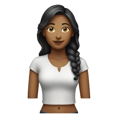 young woman tech sticker