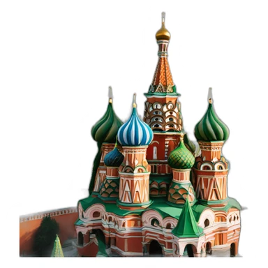 Saint basil cathedral sticker