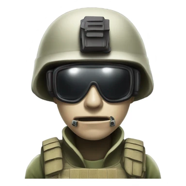 Ghost from call of duty.  sticker