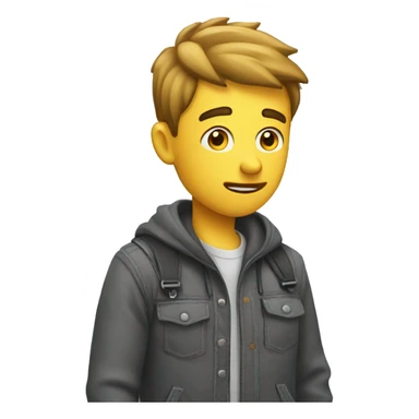 broke man checking his pocket  sticker