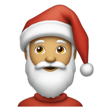 meh santa claus sticker