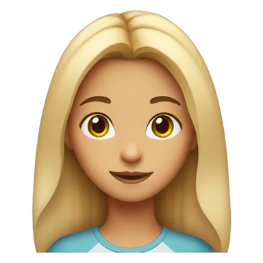 girl with the face of a cat sticker