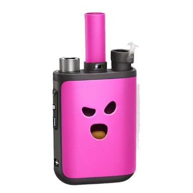 Pink vape smoking device  sticker