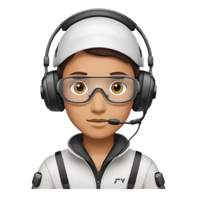 A fpv drone racer sticker