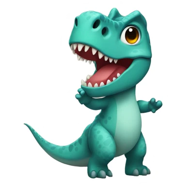 Dino with a Tu tu sticker