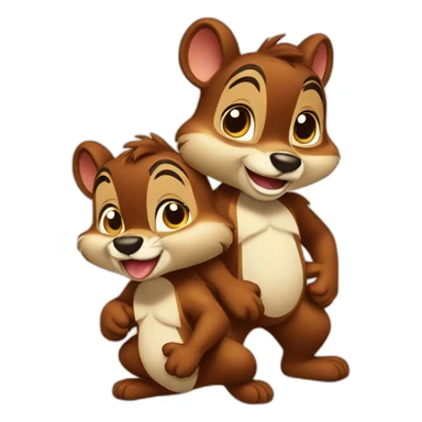 Chip and dale sticker