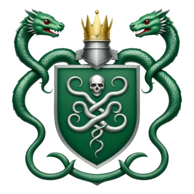 Malfoy manor coat of arms sticker