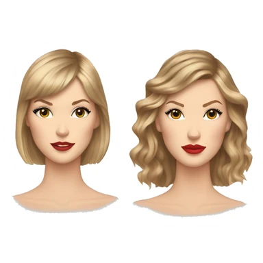 Taylor Swift and Karlie Kloss sticker