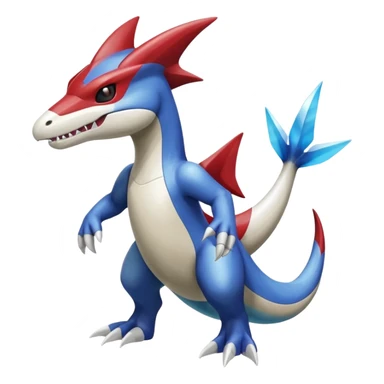 Shiny Koraidon-Latios-Marowak-Gabite-Fakémon-hybrid-creature (full body)  sticker