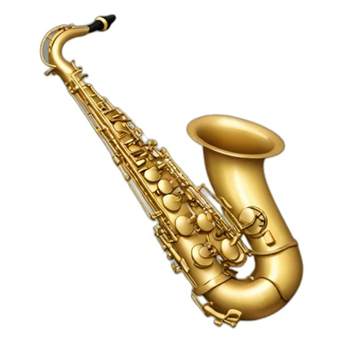 A bass saxophone sticker