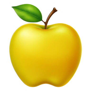 Yellow apple green leaf flush sticker