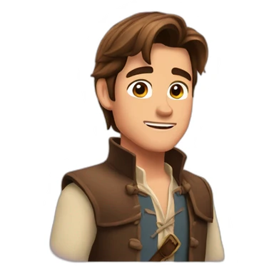 Flynn rider sticker