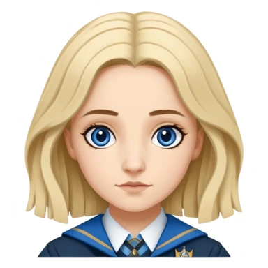 Gemma Padley is Penelope Clearwater in harry potter, wear hogwarts Ravenclaw uniform sticker