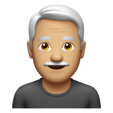 middle aged man. Show the shoulders sticker