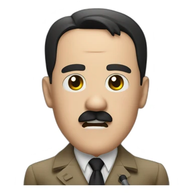 Hitler at karaoke sticker