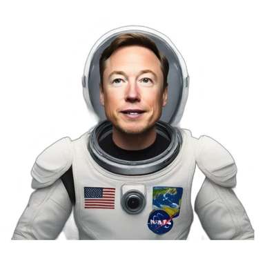 elonmusk inside space X   sticker