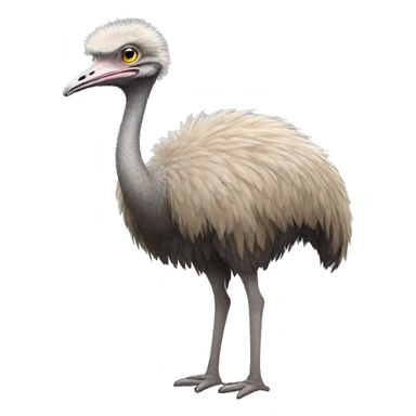 ostrich full body sticker